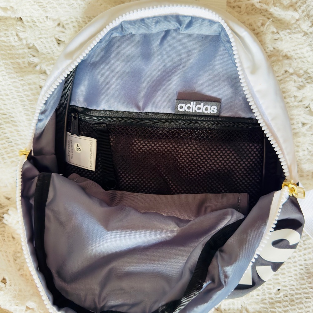 Adidas small sports backpack. Slightly used, clean no marks.